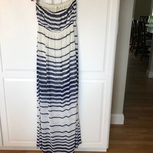 Strapless YA maxi dress